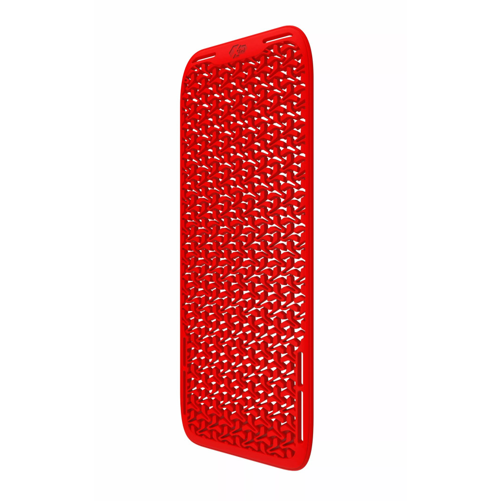 XTM® Protector de Espalda Nivel 2 — 42cm x 18cm, Rojo, EN 1621-2:2014