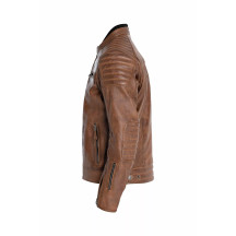 Dexter Leather Jacket — Size S, Chest 108 cm (42-1/2") , Color Brown
