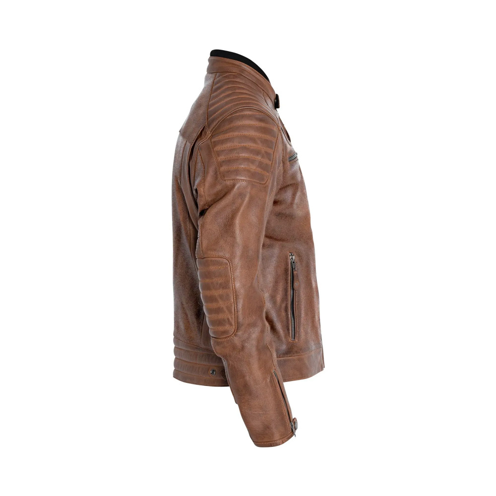 Dexter Leather Jacket — Size L, Brown