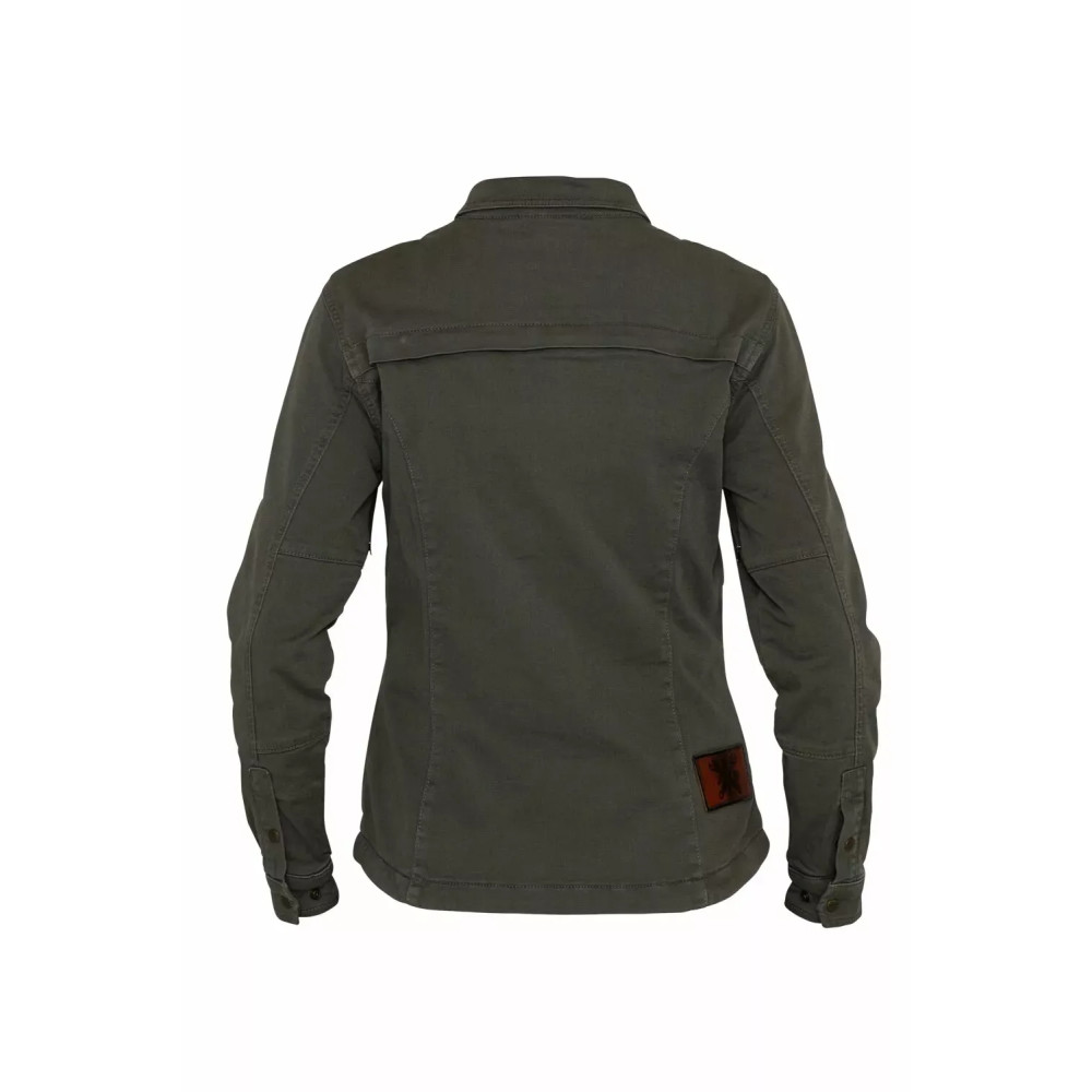Women's Motoshirt Jacket — XL, 112 cm (44") chest, 66 cm (26") sleeve, Olive