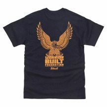 Warrior Built Eagle T-Shirt — M, Black