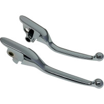 Narrow Lever Set — Narrow, brake & clutch, chrome