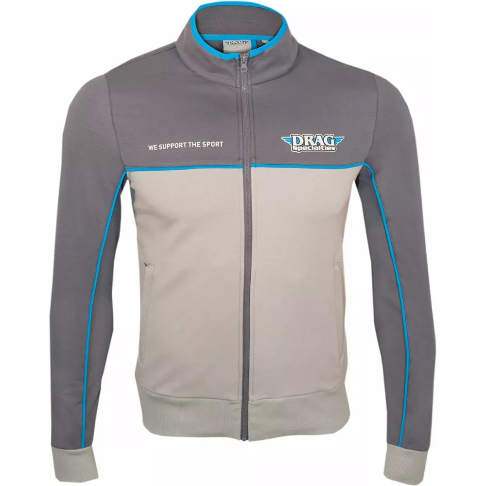 Drag Specialties Zip Up Sweater — XL, Dark Gray