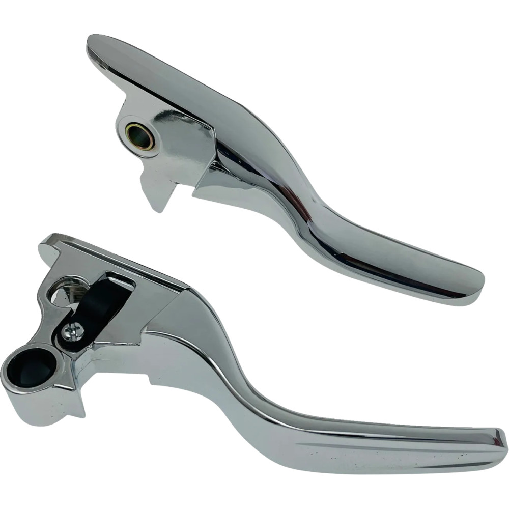 Short Lever Set — Brake & Clutch, Chrome