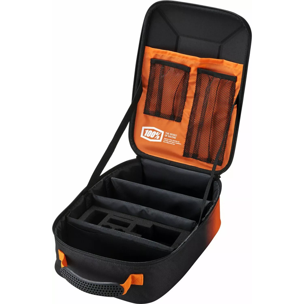 Crush Goggle Case — Black, Orange