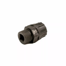 Pro Cassette Lockring Socket without pin — 3/8" square drive, 24mm external, 19.8mm ID × 21.5mm depth