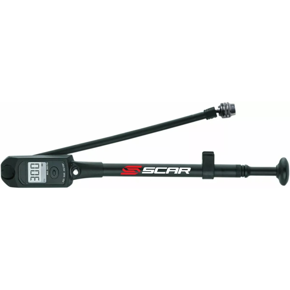 Digital Fork Air Pump — Fork, Black, fits 7/8" and 1-1/8" handlebars