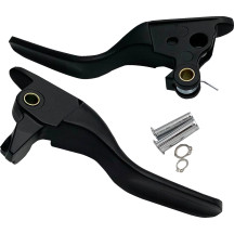 Short Lever Set — Brake & Clutch, Black Matte