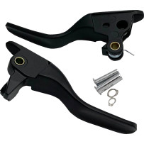 Short Lever Set — Brake & Clutch, Black Matte