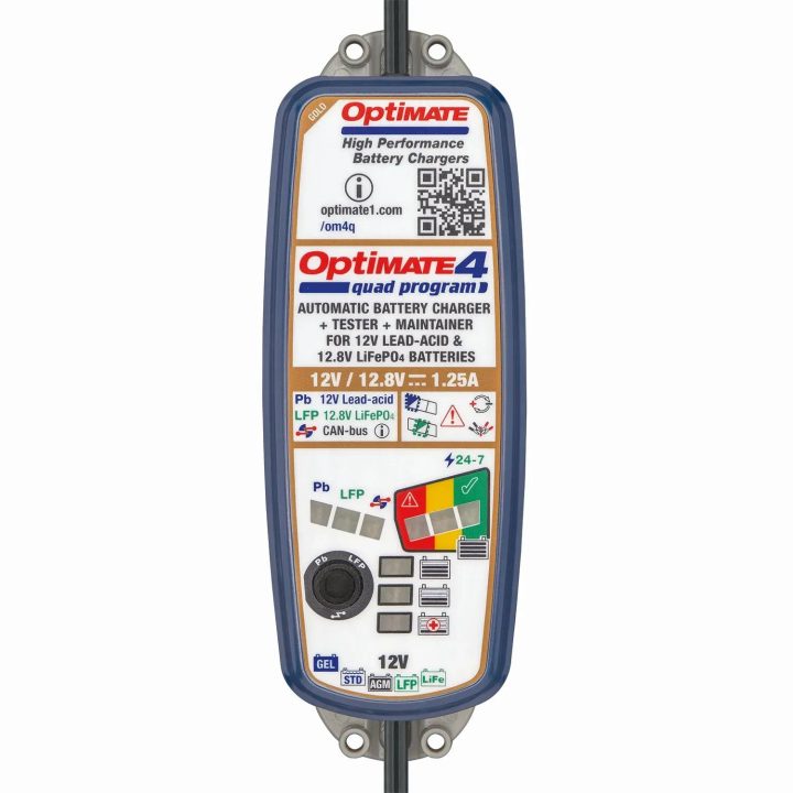 OptiMate 4 Quad Program — 12V 1.25A