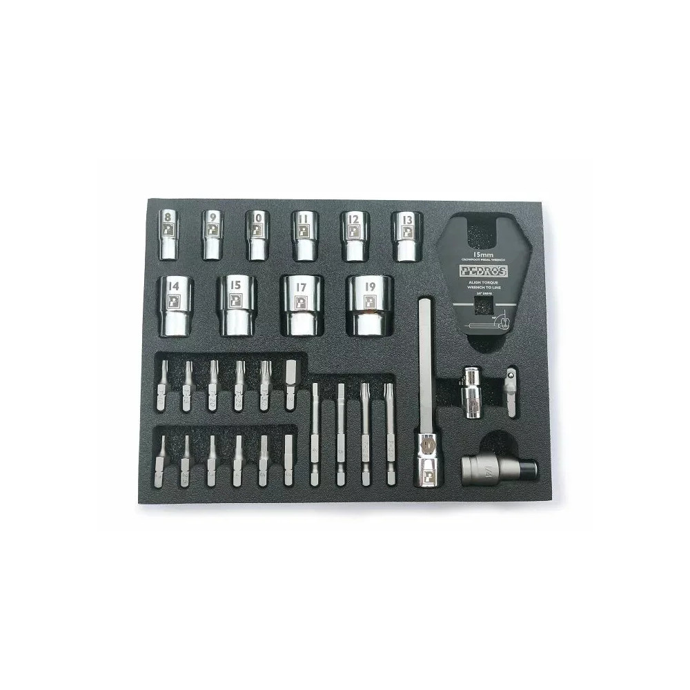Pro Bit and Socket Set - 31 pcs — PEDRO'S Tool Kit, Bicycle