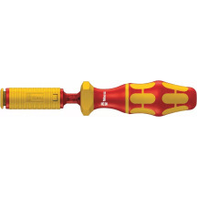 Insulated adj. Torque handle — Torque wrench, Adjustable, Orange, Red