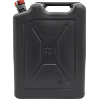 20L Fuel Can with Spout — Black