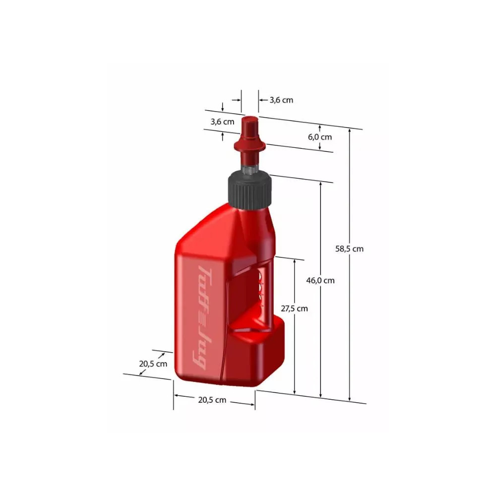 Tuff Jug vs RipperCap 10 L — 10 L, Red