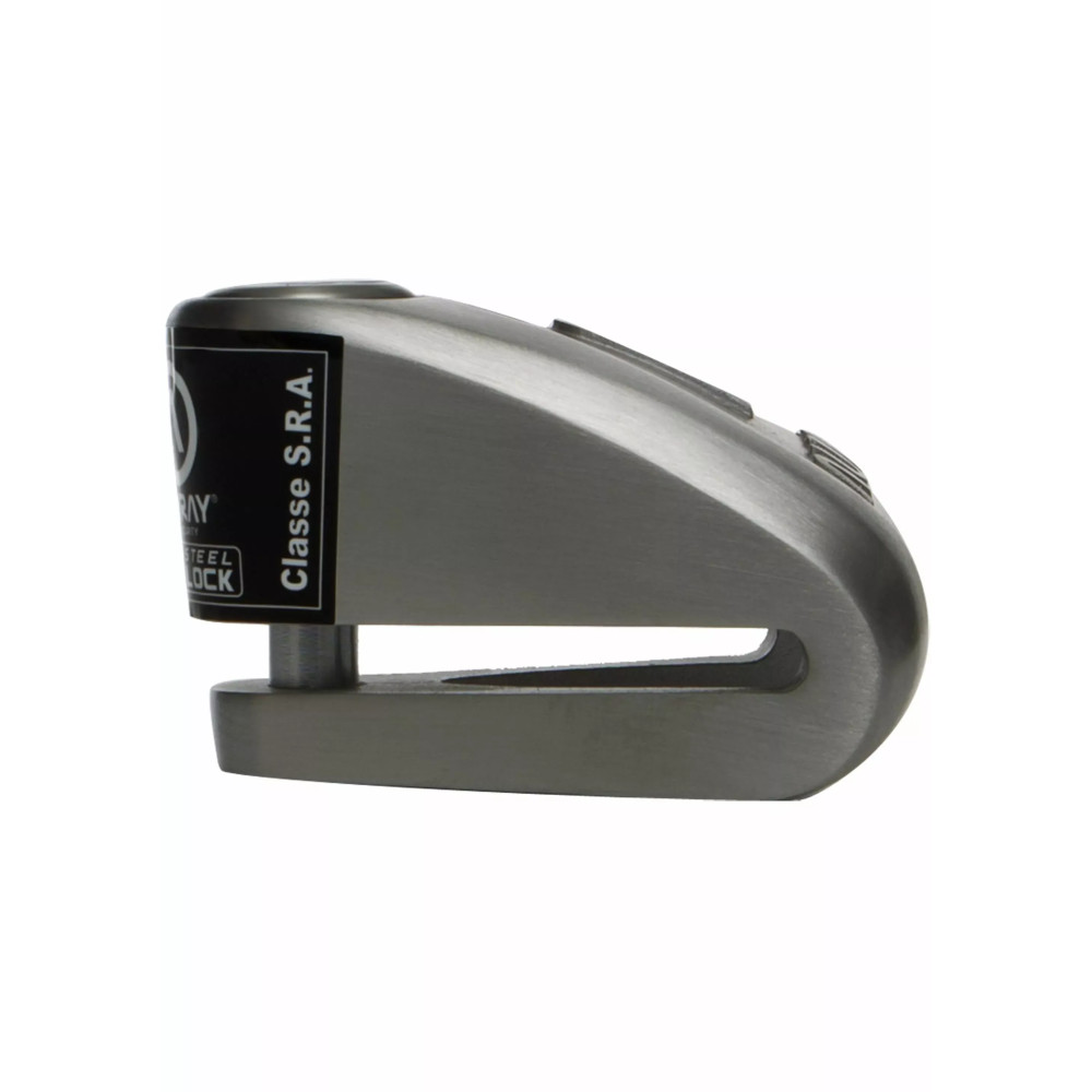 Candado de disco DK10 — pasador de doble bloqueo 10 mm, negro, grafito