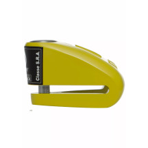 Disk Lock DK10 — double locking pin 10 mm, Black/Yellow