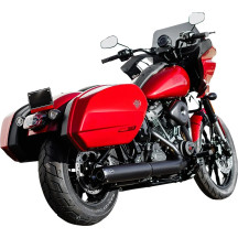 Grand National Slip-On Muffler — 4" outer diameter, Guardian Black