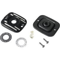 Front Brake Master Cylinder Cover — Black