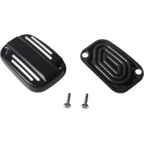 Front Brake Master Cylinder Cover — Black, gloss finish