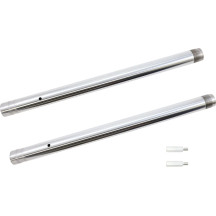 Tubos de horquilla — 43,00 mm (1,69"), invertidos, cromo