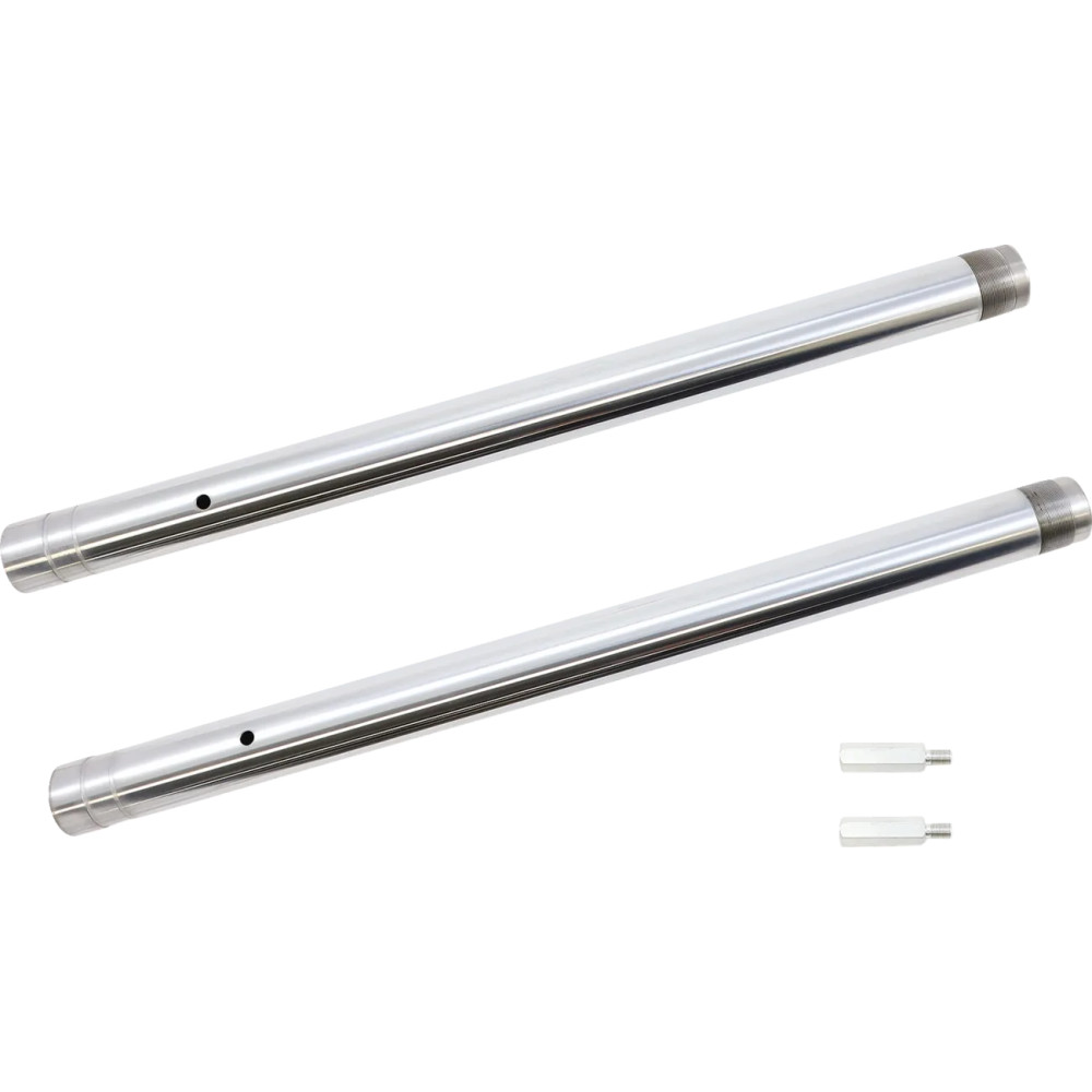 Tubos de horquilla — 43,00 mm (1,69"), invertidos, cromo