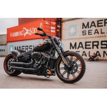 Fork Covers — Black, upper mounting