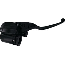 Ensamblaje de cilindro maestro de repuesto — 15 mm de diámetro, 32 mm (1-1/4") de abrazadera, negro mate