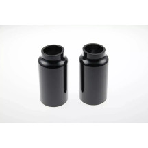 Fork Covers — Black, lower mount