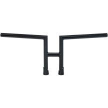 1" T-Bar — 25.4 mm (1") diameter, 62.5 cm (24-5/8") width, 20.5 cm (8") rise, Black