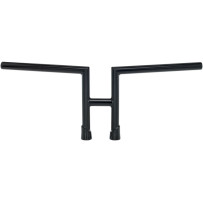 1" T-Bar — 25.4 mm (1") diameter, 62.5 cm (24-5/8") width, 20.5 cm (8") rise, Black