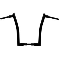 1-1/2" EZ Install Pointed Top Handlebar — 38 mm (1-1/2"), 32 mm (1-1/4") clamp, Black