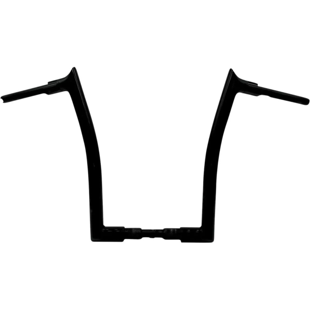 1-1/2" EZ Install Pointed Top Handlebar — 38 mm (1-1/2"), 32 mm (1-1/4") clamp, Black