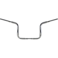 1-1/2" EZ Install Rounded Top Handlebar — 38 mm (1-1/2"), 25.4 mm (1") clamp, 12" rise