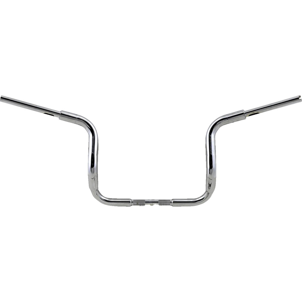 1-1/2" EZ Install Rounded Top Handlebar — 38 mm (1-1/2"), 25.4 mm (1") clamp, 12" rise
