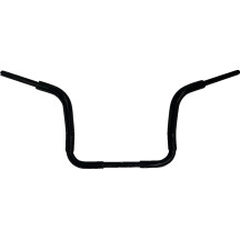 Manillar redondeado EZ Install de 1-1/2" — diámetro 1-1/2" (38 mm), abrazadera 1" (25,4 mm), ancho central 15" (38 cm), negro