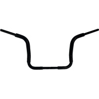 Manillar redondeado EZ Install de 1-1/2" — diámetro 1-1/2" (38 mm), abrazadera 1" (25,4 mm), ancho central 15" (38 cm), negro