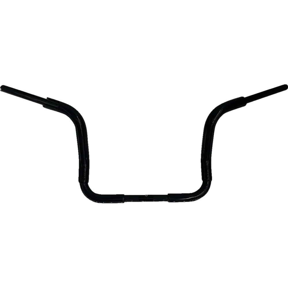 Manillar redondeado EZ Install de 1-1/2" — diámetro 1-1/2" (38 mm), abrazadera 1" (25,4 mm), ancho central 15" (38 cm), negro