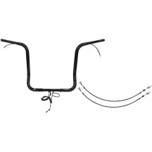 Kit de manillar redondo superior cableado EZ Install 1-1/4" — diámetro 1-1/4", abrazadera 1", elevación 16"