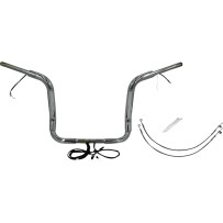 Kit de manillar redondo con cableado EZ Install de 1-1/2" — 1-1/2" diámetro, 14" altura, Cromo