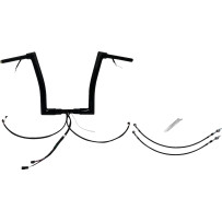 Kit de manillar plano superior EZ Install cableado 1-1/2" — 38 mm (1-1/2"), abrazadera 32 mm (1-1/4"), negro