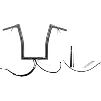 Kit de manillar plano EZ Install con cableado 1-1/2" — 38 mm (1-1/2"), 89 cm (35"), cromado