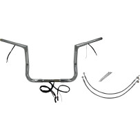 Kit de manillar plano superior pre-cableado EZ Install 1-1/4" — 32 mm (1-1/4"), 30,5 cm (12") elevación, Ape Hanger