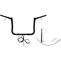 Kit de manillar EZ Install cableado 1-1/4" con punta superior puntiaguda — diámetro 1-1/4", elevación 12", ancho 36"