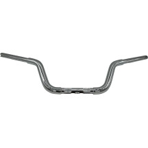 Manillar 1-1/4" EZ Install de copa redonda — alzada 8", ancho 32", cromado