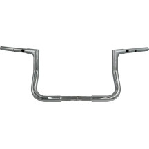 Manillar Flat Top 1-1/4" EZ Install — diámetro 1-1/4", abrazadera 1", ancho central 15-1/2", cromo