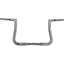 Manillar Flat Top EZ Install de 1-1/4" — 32 mm (1-1/4"), 39,5 cm (15-1/2") ancho central, 28 cm (11") subida