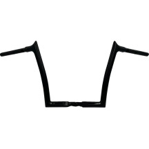 Manillar EZ Install de parte superior puntiaguda 1-1/4" — abrazadera 32 mm (1-1/4"), elevación 12", Negro