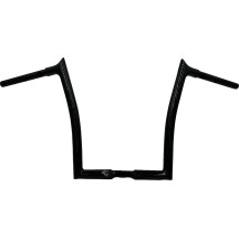 Manillar 1-1/4" con punta superior e instalación EZ — abrazadera 1-1/4", negro