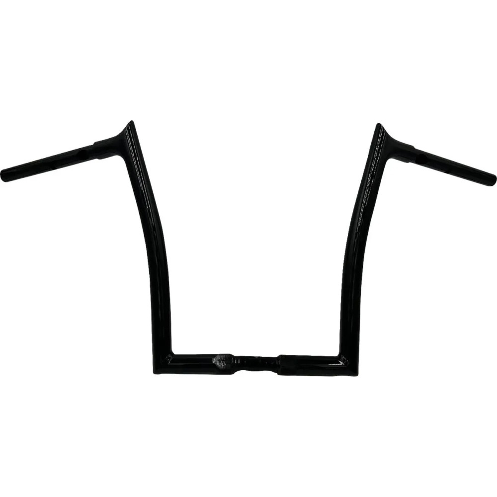 Manillar 1-1/4" con punta superior e instalación EZ — abrazadera 1-1/4", negro