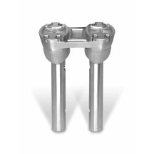 Clubstyle Pullback Riser — 25.4 mm (1" ) clamp, 15 cm (6" ) length, Silver